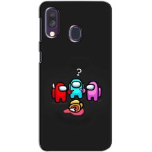 Чехол Амонг Ас для Samsung Galaxy A40 2019 (A405F) (AlphaPrint) (Импостер)