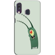 Чехол с картинкой "Одноглазый Планктон" на Samsung Galaxy A40 2019 (A405F) (Милый Планктон)