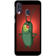 Чехол с картинкой "Одноглазый Планктон" на Samsung Galaxy A40 2019 (A405F) (Стильный Планктон)