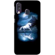 Чохол для Самсунг Галаксі A40 2019 (A405F) - (Єдинорожки - Новинки) (AlphaPrint) – Єдиноріг
