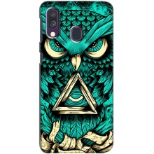 Чохол з пташками на Samsung Galaxy A40 2019 (A405F) (VPrint) (Сова з оком)