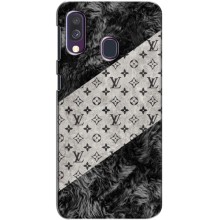 Чехол Стиль Louis Vuitton на Samsung Galaxy A40 2019 (A405F) (LV на белом)