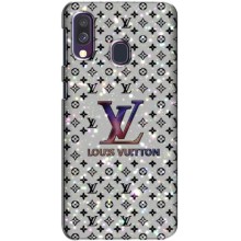 Чохол Стиль Louis Vuitton на Samsung Galaxy A40 2019 (A405F) (Яскравий LV)