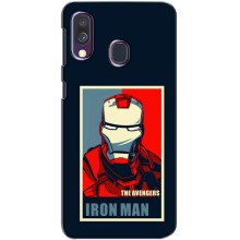 Чохол Супергерой Залізна Людина на Samsung Galaxy A40 2019 (A405F) (Art Iron man)