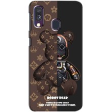 Крутые Чехлы Луи Виттон для Samsung Galaxy A40 2019 (A405F) (AlphaPrint) (Медведь Луи Витон)