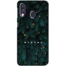 Новорічні, Святкові Чохли для Samsung Galaxy A40 2019 (A405F) - 2024 год – Winter