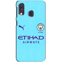 Силиконовые Чехлы принт Футбол на Samsung Galaxy A40 2019 (A405F) (Man City)