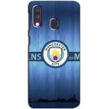 Силиконовые Чехлы принт Футбол на Samsung Galaxy A40 2019 (A405F) – ManCity