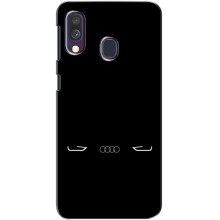 Силиконовый бампер с картинкой машины на Samsung Galaxy A40 2019 (A405F) – Силует Audi