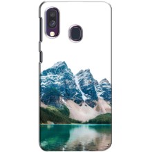 Силіконовий чохол з КАРТИНКАМИ літо для Samsung Galaxy A40 2019 (A405F) (AlphaPrint) (Гори)