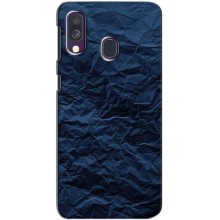 Текстурный Чехол для Samsung Galaxy A40 2019 (A405F) – Бумага