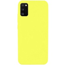 Чехол Silicone Cover Full without Logo (A) для Samsung Galaxy A41 – Желтый