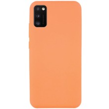 Чехол Silicone Cover Full without Logo (A) для Samsung Galaxy A41 (Оранжевый)