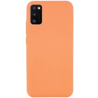 Чехол Silicone Cover Full without Logo (A) для Samsung Galaxy A41 – Оранжевый
