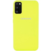 Чехол Silicone Cover Full Protective (AA) для Samsung Galaxy A41 – Желтый