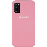 Чехол Silicone Cover Full Protective (AA) для Samsung Galaxy A41 – Розовый
