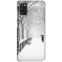 Чехлы на Новый Год Samsung Galaxy A41 (A415) (Снегом замело)