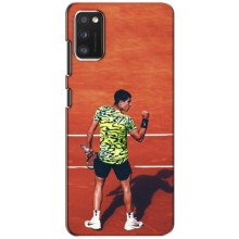 Чехлы с принтом Спортивная тематика для Samsung Galaxy A41 (A415) – Алькарас Теннисист