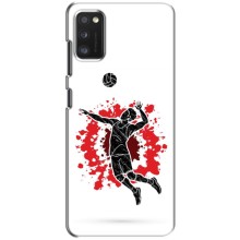 Чехлы с принтом Спортивная тематика для Samsung Galaxy A41 (A415) – Волейболист
