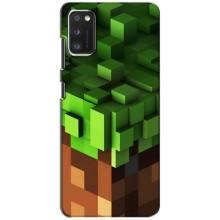 Чехол Майнкрафт на Samsung Galaxy A41 (A415) (AlphaPrint) Minecraft (текстура Майнкрафт)