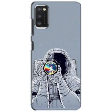 Чохол NASA для Samsung Galaxy A41 (A415) (AlphaPrint) (Космонавт фото)