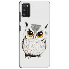 Чехол с птицами на Samsung Galaxy A41 (A415) (VPrint) (Милая Сова)