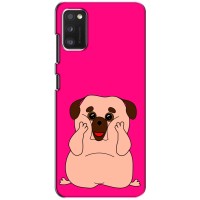 Чехол (ТПУ) Милые собачки для Samsung Galaxy A41 (A415) – Веселый Мопсик