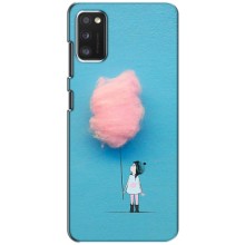 Дівчачий Чохол для Samsung Galaxy A41 (A415) (Дівчинка з хмаринкою)