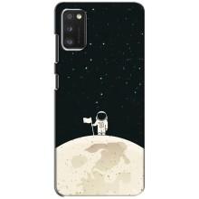 Космические Чехлы для Самсунг А41 (VPrint) (На луне)