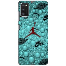 Силиконовый Чехол Nike Air Jordan на Самсунг А41 – Джордан Найк