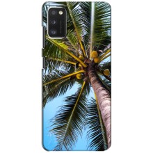Силіконовий чохол з КАРТИНКАМИ літо для Samsung Galaxy A41 (A415) (AlphaPrint) (Пальма)