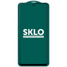 Захисне скло SKLO 5D (тех.пак) для Samsung Galaxy A42 5G – Чорний