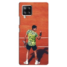 Чохли з прінтом Спортивна тематика для Samsung Galaxy A42 – Алькарас Тенісист