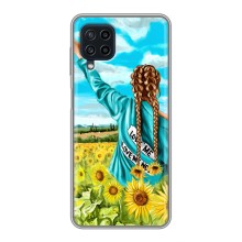 Чехол для Патриота Украины Samsung Galaxy A42 - (AlphaPrint) (Украиночка)