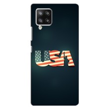 Чохол Прапор USA для Samsung Galaxy A42 – USA