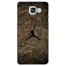 Чехлы для Samsung Galaxy A5 2016 / A5100 / A510F - с картинкой JORDAN (AlphaPrint) (Logo Jordan)