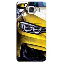Чехлы с Машинами на Самсунг А5 2016, А5100, А510Ф (VPrint) (Желтая машина)