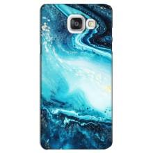 Мраморный чехол на Samsung Galaxy A5 2016 / A5100 / A510F (VPrint) (Голубой мрамор)