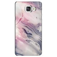Мраморный чехол на Samsung Galaxy A5 2016 / A5100 / A510F (VPrint) (Пурпурный Мрамор)