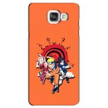 Naruto Anime Чехлы для Самсунг А5 2016, А5100, А510Ф (AlphaPrint)