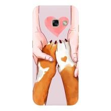Чехлы с собаками для Samsung Galaxy A5 2017 / A520 / A520F (VPrint) (Любовь к собакам)