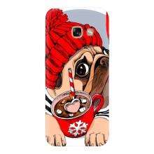 Чехлы с собаками для Samsung Galaxy A5 2017 / A520 / A520F (VPrint) (Собачка в шапке)