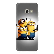 Чехол для Ребёнка на Самсунг А5 2017 (VPrint) – Три миньона