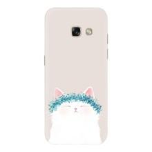 Чехол на тематику: Коты для Samsung Galaxy A5 2017 / A520 / A520F (Белый котик)