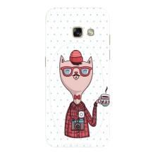 Чехол на тематику: Коты для Samsung Galaxy A5 2017 / A520 / A520F (Кот аристократ)
