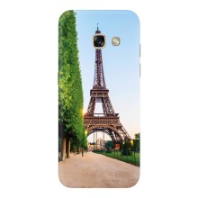 Чехол Эйфелева Башня для Samsung Galaxy A5 2017 / A520 / A520F - (AlphaPrint) (Дорога в Париж)