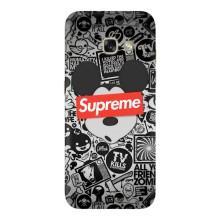 Чехол с Брендами одежды на Гелекси А5 2017 – Supreme Маус