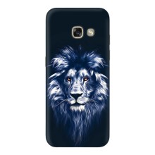 Чехол со Львом для Samsung Galaxy A5 2017 / A520 / A520F (VPrint) (Синий Лев)
