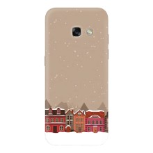 Новогодние, Праздничные Чехлы для Samsung Galaxy A5 2017 / A520 / A520F - 2024 год (Зимний город)