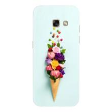 Чехлы с тематикой "ЦВЕТЫ" на Samsung Galaxy A5 2017 / A520 / A520F – Цветок-мороженное